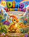 Dino Traumland: 75 niedliche Baby-Dinosaurier und traumhafte Dinosaurier-Landschaften zum Ausmalen | Dinosaurier-Malbuch für Kinder von 4–10 Jahren