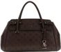 Guess Diana Medium Handtas Dames - Imitatieleer - Donker Bruine Logo