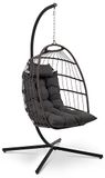 SereneLife Egg Hangstoel met Standaard