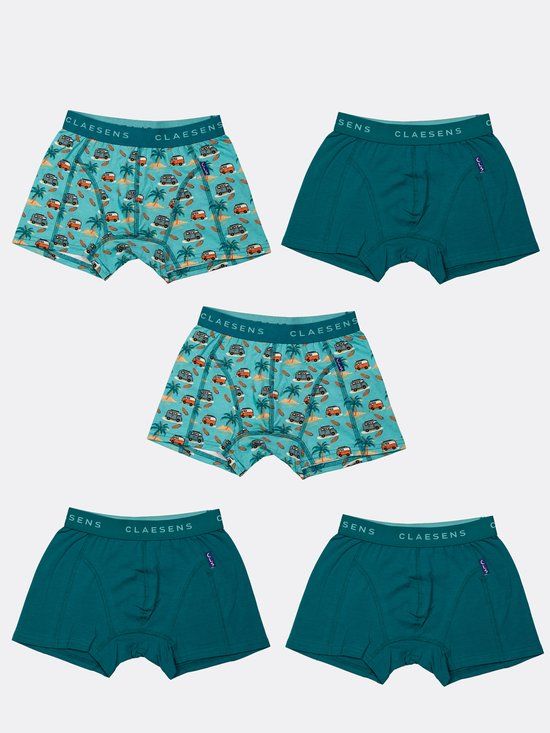 Claesen's Jongens Boxershort 5-Pack Happy Camper