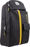 CRESSI Leon Backpack - Practical and Functional Unisex Backpack, Black/Yellow 22 L