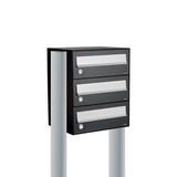 Allux Hive Set 1-Breed, 3-Hoog Op Statief Zwart