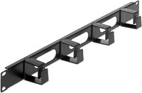 Intellinet 711050 – 19 inch Kabelgeleiding voor patchkast – 1 HE – Zwart (RAL 9005)