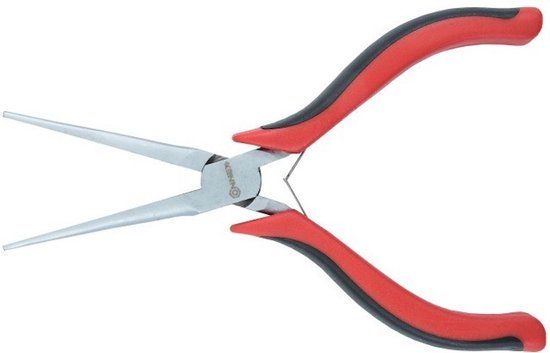 Connex Punttang 145 mm Rood/Zwart Rubber/Staal
