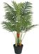 Kunstpalme 3 Stämme 85 cm Polypropylen Grün