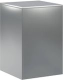 vidaXL Plantenstand zilver 40 x 40 x 60 cm Staal