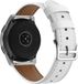 Strap-it Smartwatch bandje 20mm - Leren horlogebandje - Wit