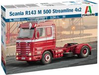 Italeri Modelbouwpakket Vrachtwagens - 3950 Scania R143 M 500 V8 Streamline 4x2 Truck Plastic - 1:24 - Modelbouw