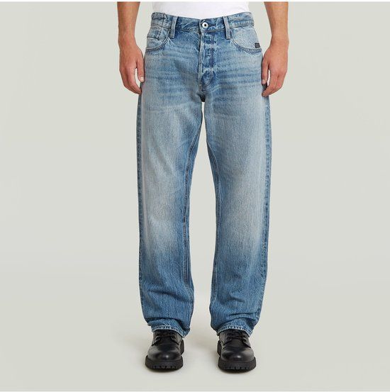 G-Star Dakota Regular Straight Heren Jeans W29 x L32 Faded Blue Halite