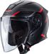 Caberg Flyon II Boss Gris Noir Rouge Casque jet - Taille XS