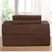 Luxe Elegant Comfort Luxe lakens set op Amazon! 1500 Premier Kreuk-, vervagings- en vlekbestendige 4-delige lakens, diepe zak, California King Chocolate