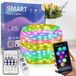 15M/49FT upgraded fairy string lights RGB-IC 150 lEDs - Timer muziek sync DIY Halloween decor boom lichten