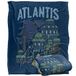 AQUAMAN Silky Touch Super Zachte Sprei Deken, 152 x 127 cm