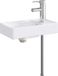 vidaXL lavabo avec robinet et évacuation chrome