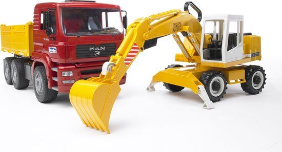 Bruder MAN TGA Construction Truck & Liebherr Excavator - BR2751