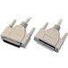 Serielle und parallele Kabel und Adapter Datenkabel seriell 1:1, 2x DSub 25, Stecker-Buchse, 2,0m, beige - 1 VPE = 10 Stück