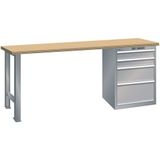 Lista Werkbank 4 lades 27x36E - Hoogte 840 mm