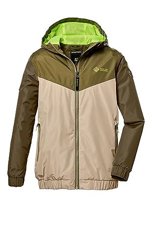 killtec jonge Functioneel jack/outdoorjack met capuchon KOS 288 BYS JCKT, sand, 176, 41474-000