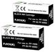 Pigmentinkt PP-100 PP-50 PJIC6 Schwarz, 2 stuks, elk 28 ml