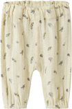 NAME IT NBFDORTHEA PANT Baby Broeken Katoen Gebloemd Pear Sorbet Maat 62