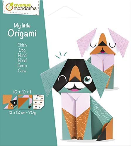 Origami, chien 20 flles 12x12 OR509C