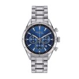 Breil JATO Herenhorloge - Staal, Blauw, Chronograaf