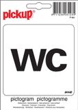 Pickup Pictogram 10x10 cm - WC toilet