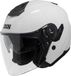 IXS 92 FG 1.16, casque ouvert, Blanc, L