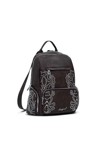Desigual Chester Poker Face Mini Backpack Chocolate donkerbruin