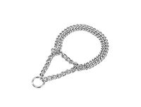 Nobby Kettingwurger dubbele rij chroom, L: 30 cm, Ø 2,0 mm, 1 stuk