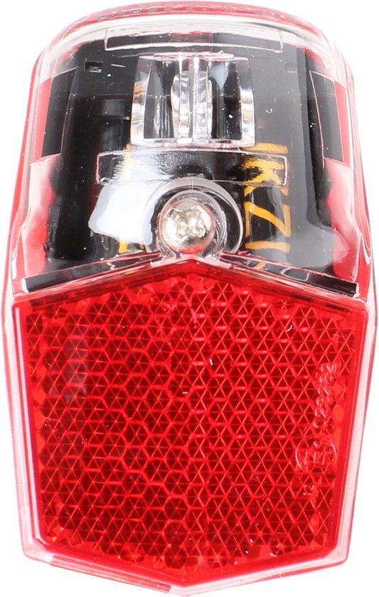 Ikzi Light Achterlicht LED - Rood/Zwart - Batterijgevoed