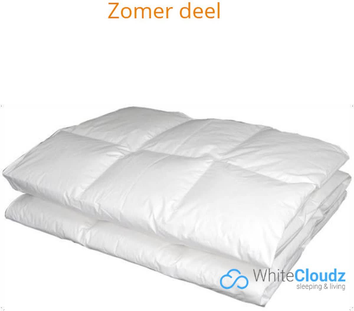 White Cloudz Kaprun Zomerdekbed - Ganzendons - Eenpersoons - 140x200 cm