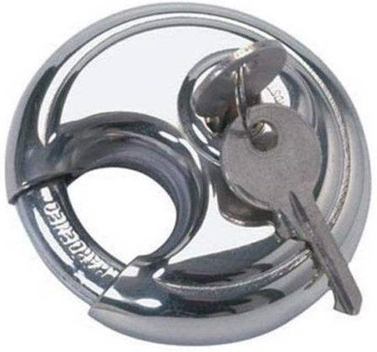Stahlex Discus Slot RVS 70 mm + 2 Sleutels