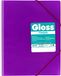 Grafoplás 39835567 Hoesmap A4 violet met PVC-spiraalbinding, 50 glazen hoezen