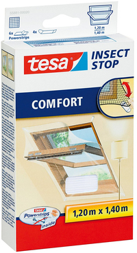 Tesa Insect Stop Comfort Dakraamhor - 120x140 cm - Wit