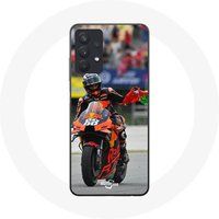 Maniacase Hoesje Samsung Galaxy A32 5G Miguel Oliveira Moto GP Portugal Vlag