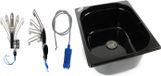 Évier 325x265x150 (longueur x largeur x hauteur) - Convient pour camping, lavabo, camping-car, Volkswagen Vito, Mercedes-Benz Sprinter