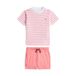 Tommy Hilfiger T-shirt + korte broek roze/wit