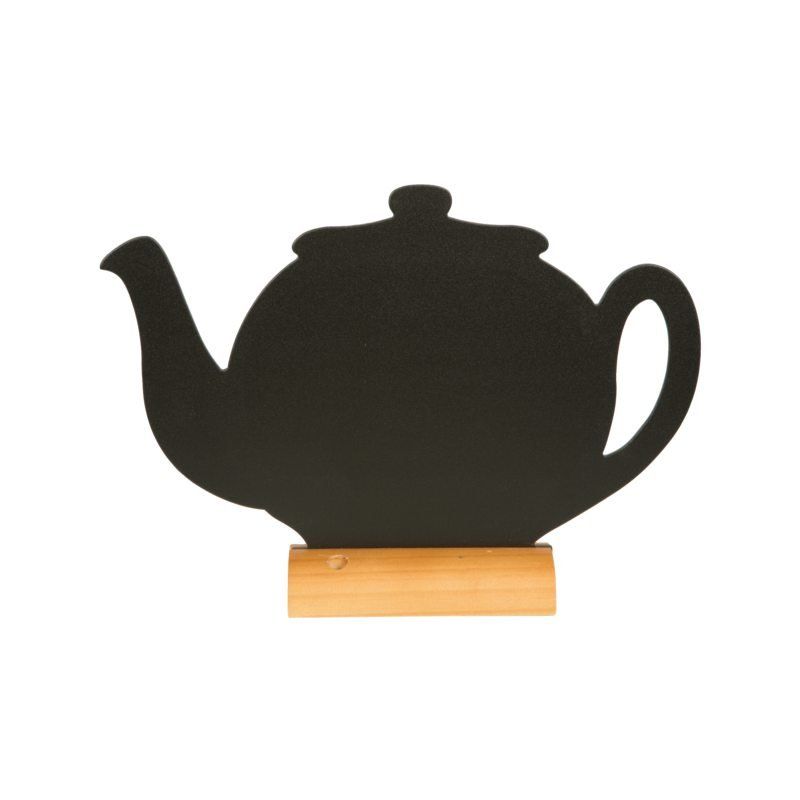 Securit krijtbord theepot voet