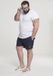 Urban Classics Block Zwemshorts Heren XS Blauw
