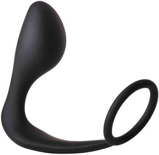 Fantasstic Anal Plug with Cockring Black