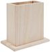 Artemio VICR Houten Potloodhouder, Beige, 10 x 7 x 12 cm
