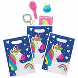 Baker Ross Regenboog Unicorn partij Loot Bags - Pack van 10