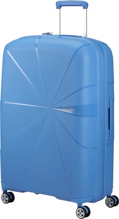 American Tourister trolley Starvibe 77 cm. Expandable blauw