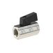 Riegler Mini-kogelkraan glad oppervlak messing vernikkeld G 3/8 IG DN 8 - 103341