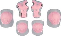 Nijdam Skate Beschermset Enfants - Concrete Rose - Rose/Gris - M