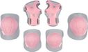 Nijdam Skate Beschermset Enfants - Concrete Rose - Rose/Gris - M