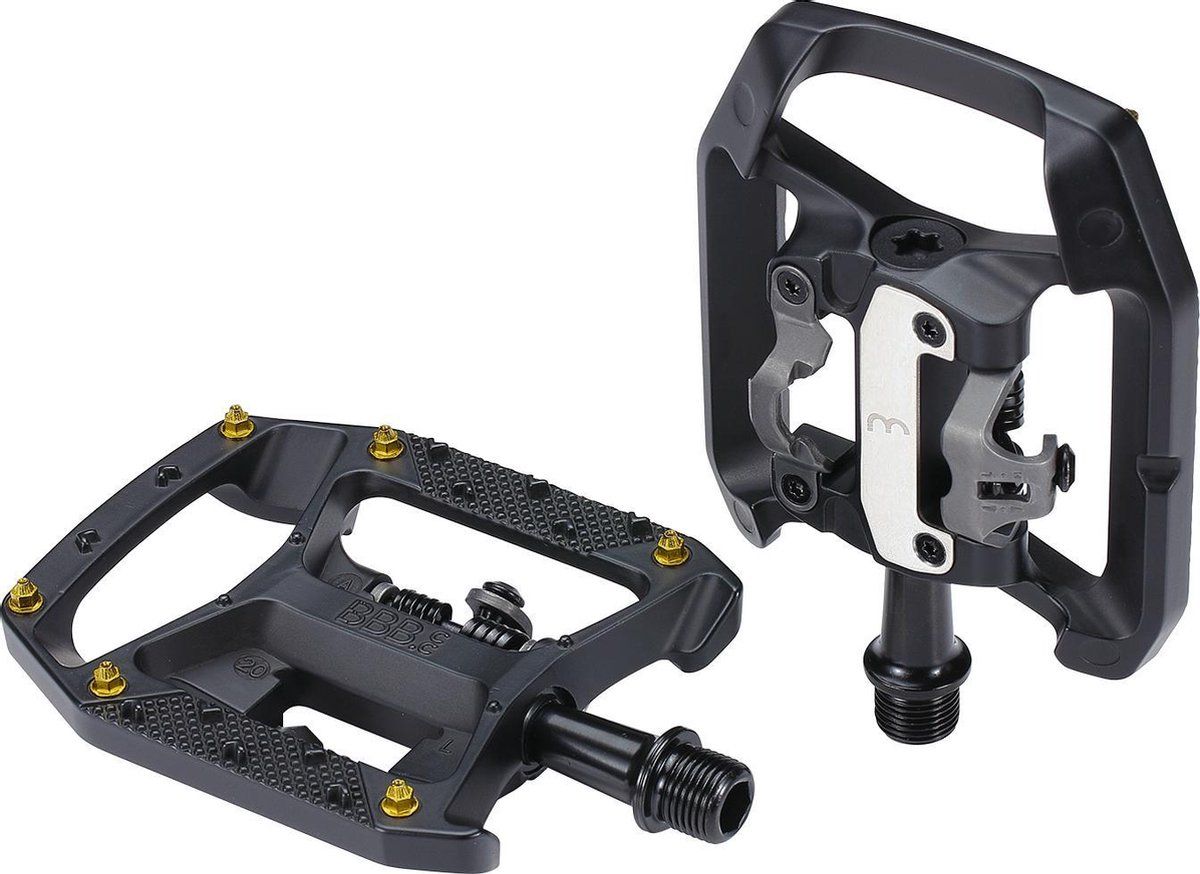 BBB Cycling DualChoice Trail Pedals - Black - Set of 2