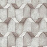 A.S. Création 3D Betonlook Behang Industrieel Beige Grijs Taupe Vliesbehang 1005 cm x 53 cm