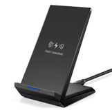 2GO 797330 Oplader voor mobiele apparatuur - Smartphone - Zwart - USB - Draadloos opladen - Snel opladen - Binnen - 15W